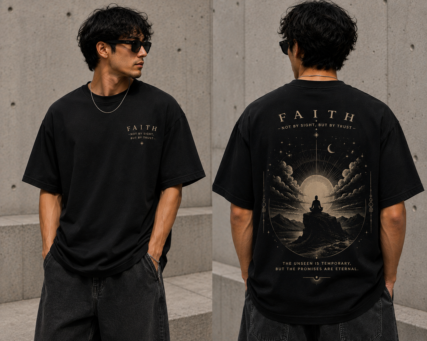 Half Sleeve Oversized T-Shirt